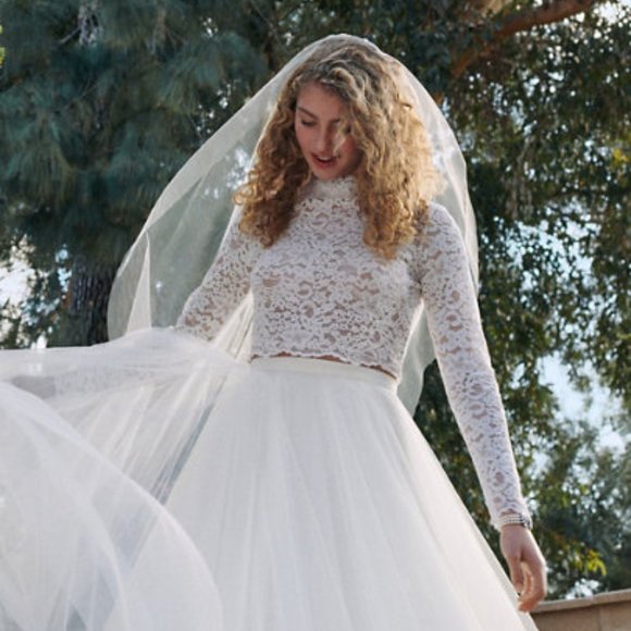 BHLDN Jenny Yoo Clarke Skirt Size 14 - Picture 7 of 16